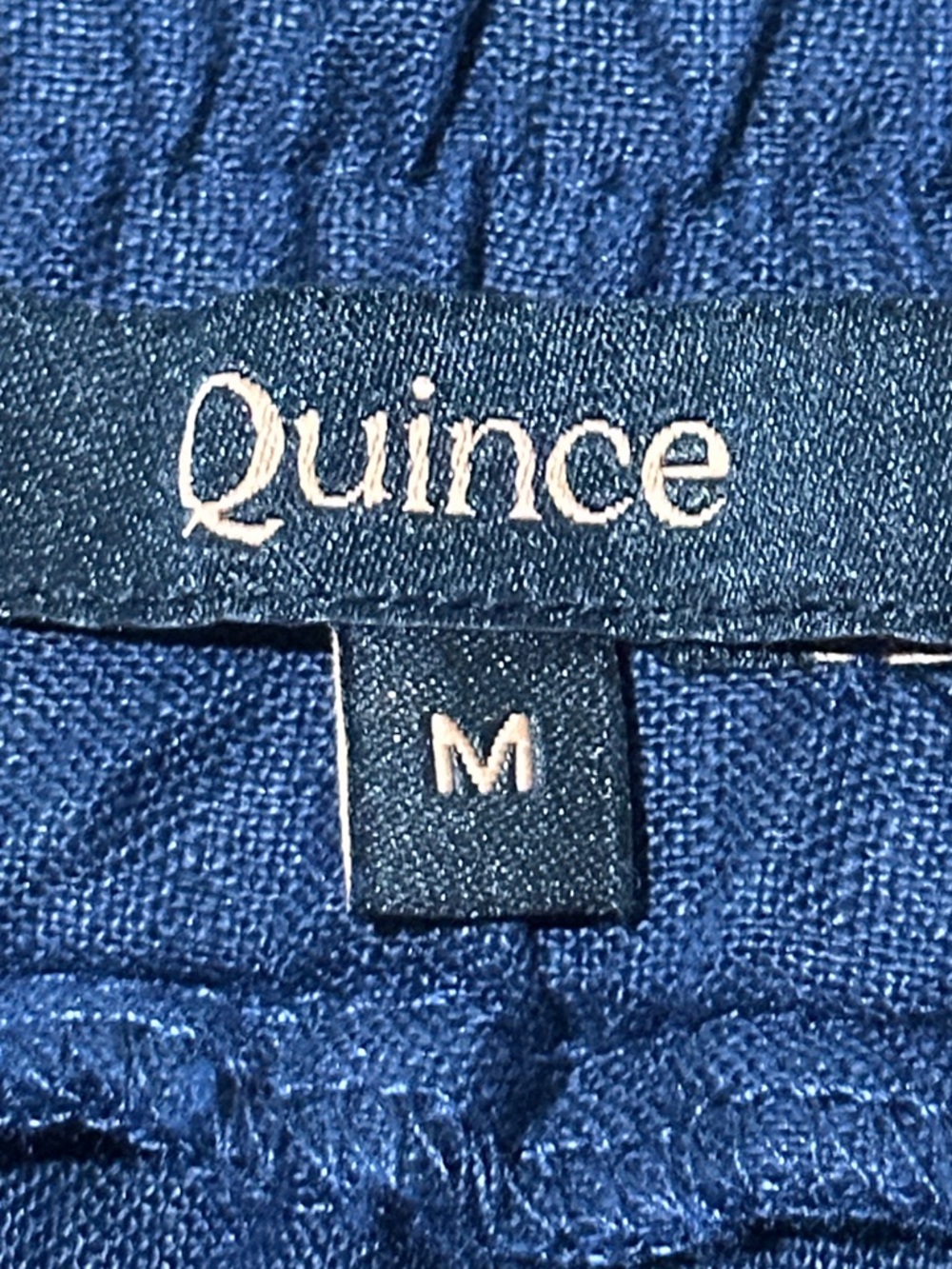 Quince 100% European Linen Maxi Skirt Deep Navy - Picture 6 of 9
